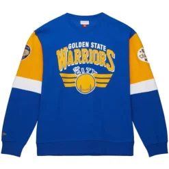 Apparel Mitchell & Ness Hoodies & Sweatshirts-All Over Crew 3.0 Golden State Warriors