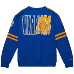 Apparel Mitchell & Ness T-Shirts & Tops-All Over Crew 2.0 Golden State Warriors