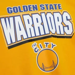 Apparel Mitchell & Ness T-Shirts & Tops-All Over Crew 2.0 Golden State Warriors