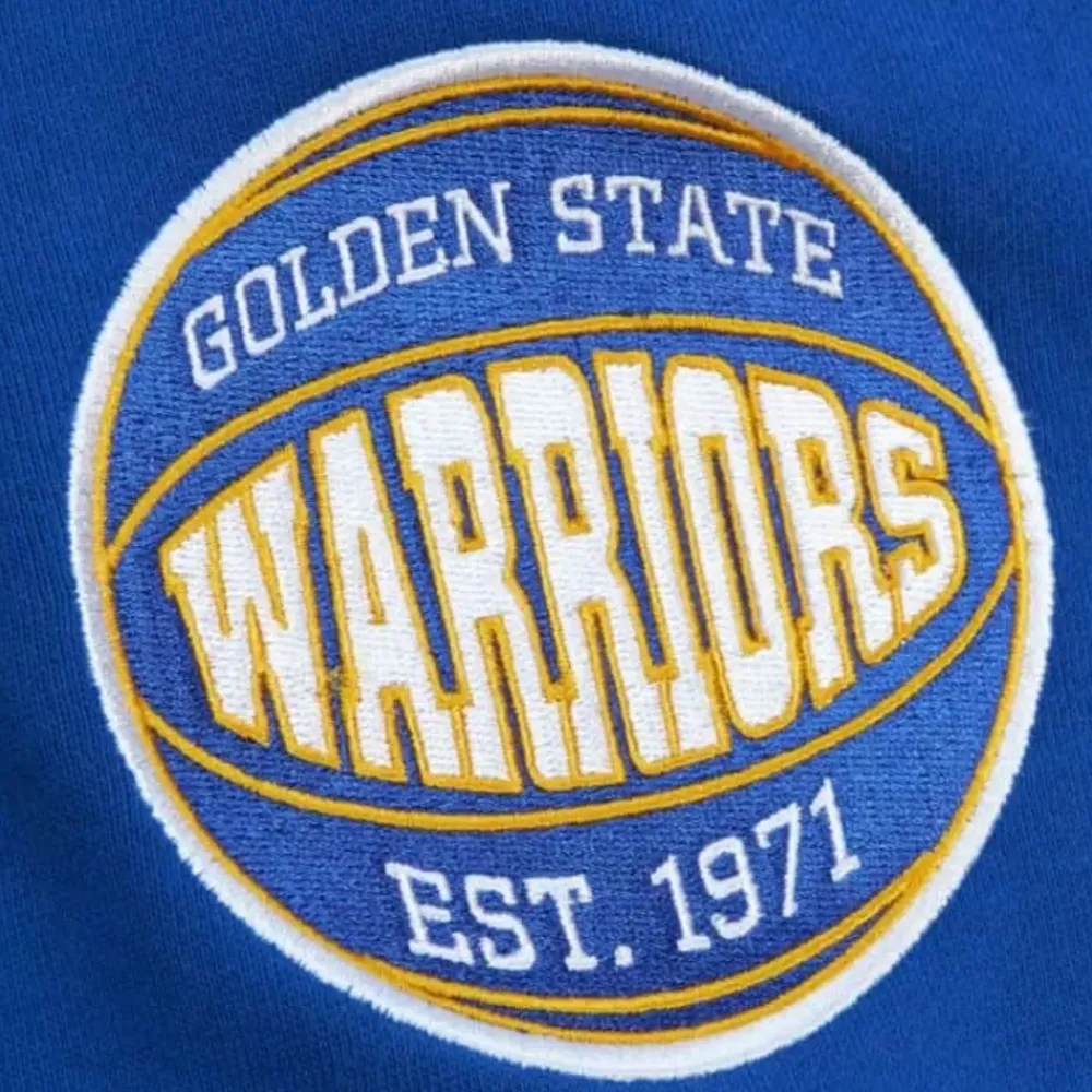 Apparel Mitchell & Ness T-Shirts & Tops-All Over Crew 2.0 Golden State Warriors