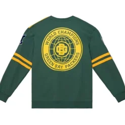 Apparel Mitchell & Ness T-Shirts & Tops-All Over Crew 2.0 Green Bay Packers