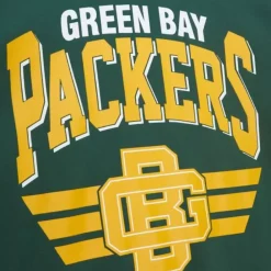 Apparel Mitchell & Ness Hoodies & Sweatshirts-All Over Crew 3.0 Green Bay Packers
