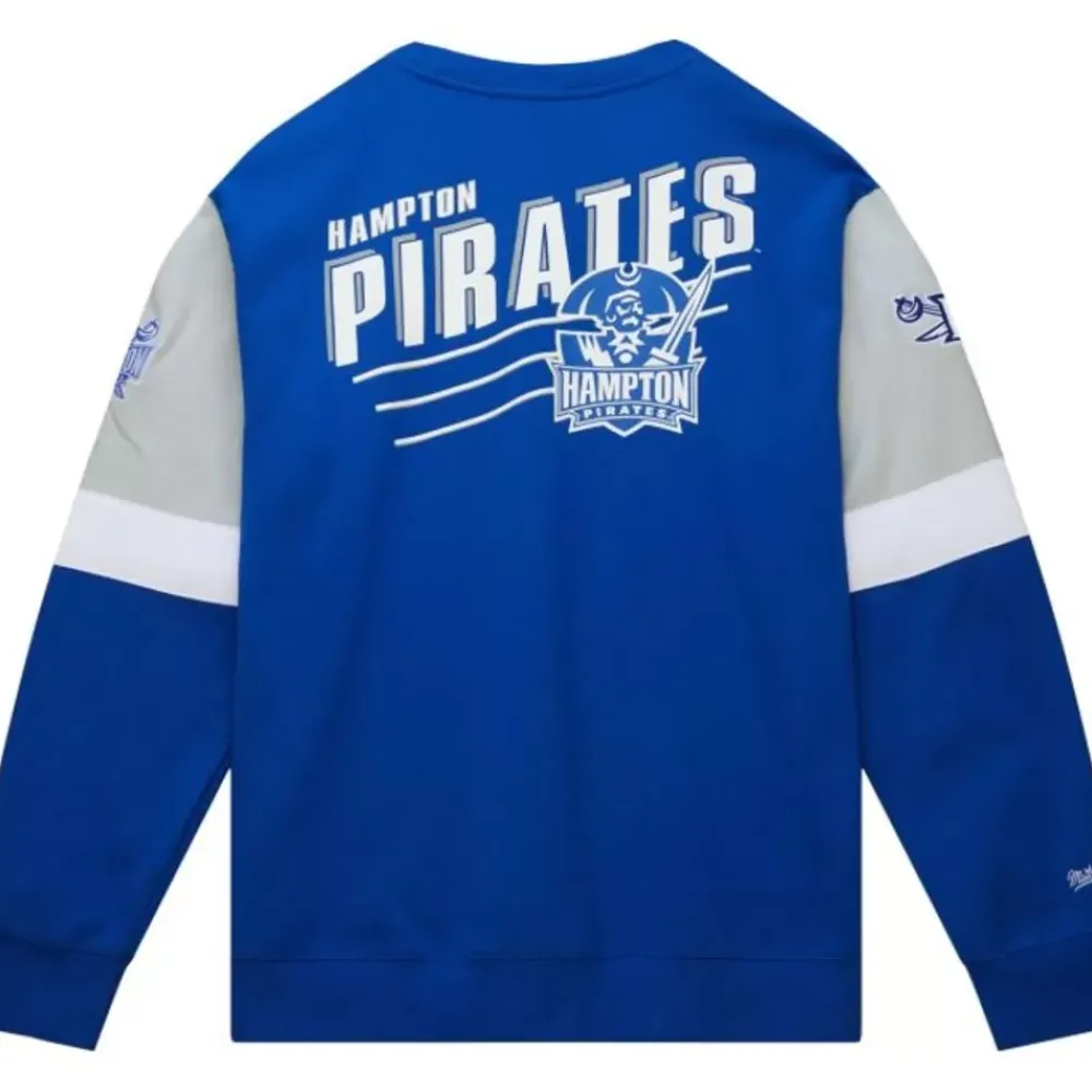 Apparel Mitchell & Ness Hoodies & Sweatshirts-All Over Crew 3.0 Hampton University