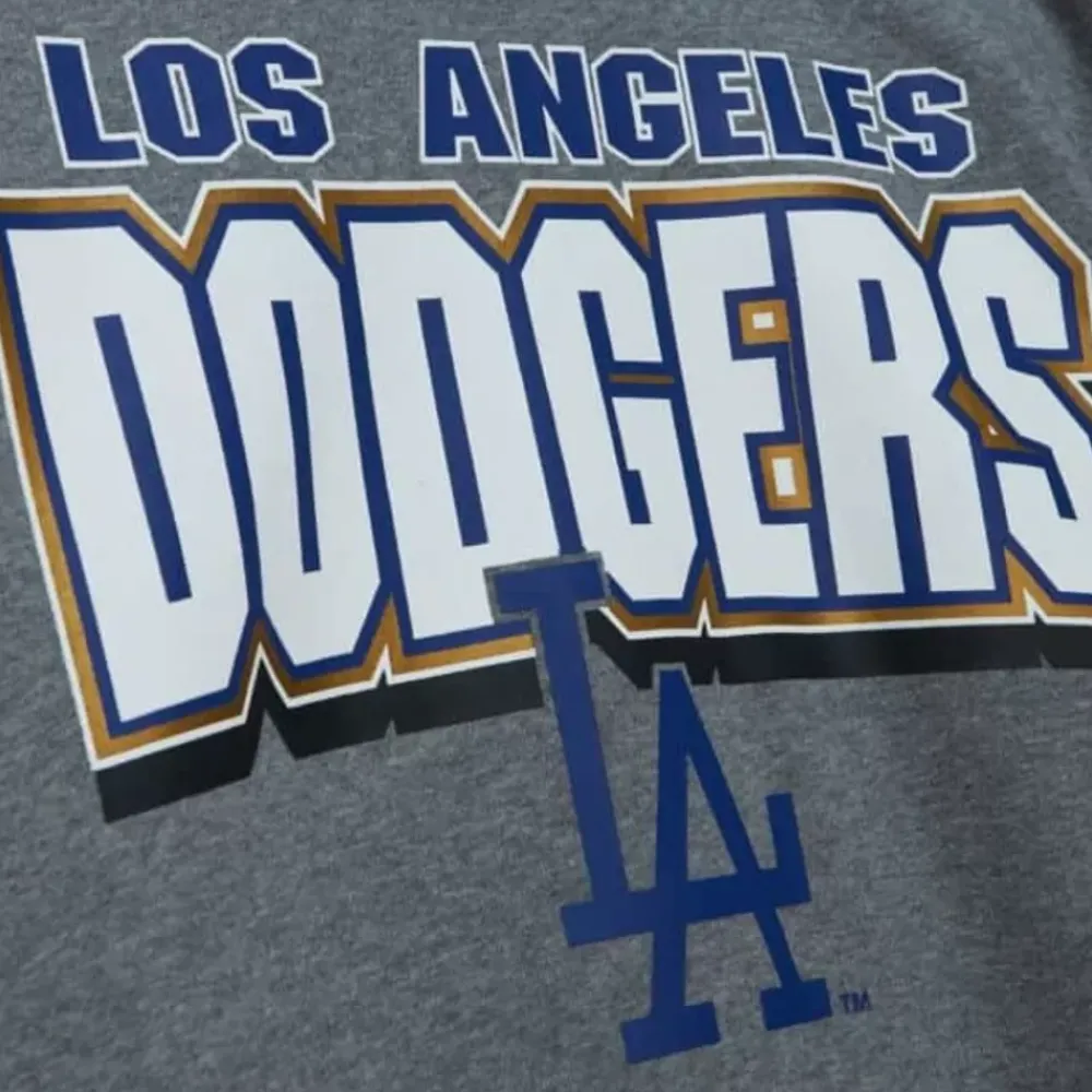 Apparel Mitchell & Ness T-Shirts & Tops-All Over Crew 2.0 Los Angeles Dodgers