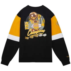 Apparel Mitchell & Ness Hoodies & Sweatshirts-All Over Crew 3.0 Los Angeles Lakers