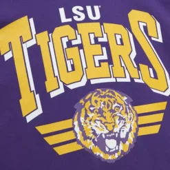 Apparel Mitchell & Ness Hoodies & Sweatshirts-All Over Crew 3.0 Louisiana State University