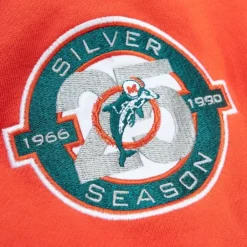 Apparel Mitchell & Ness Hoodies & Sweatshirts-All Over Crew 3.0 Miami Dolphins