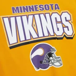 Apparel Mitchell & Ness T-Shirts & Tops-All Over Crew 2.0 Minnesota Vikings