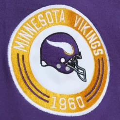 Apparel Mitchell & Ness T-Shirts & Tops-All Over Crew 2.0 Minnesota Vikings