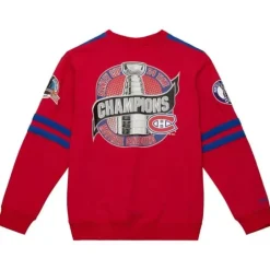 Apparel Mitchell & Ness Hoodies & Sweatshirts-All Over Crew 2.0 Montreal Canadiens
