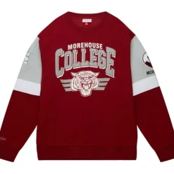 Apparel Mitchell & Ness Hoodies & Sweatshirts-All Over Crew 3.0 Morehouse College