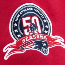 Apparel Mitchell & Ness Hoodies & Sweatshirts-All Over Crew 3.0 New England Patriots