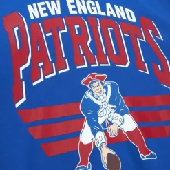 Apparel Mitchell & Ness Hoodies & Sweatshirts-All Over Crew 3.0 New England Patriots