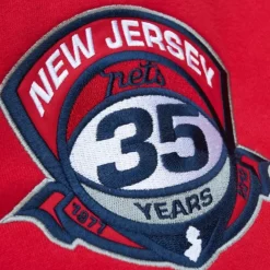 Apparel Mitchell & Ness Hoodies & Sweatshirts-All Over Crew 3.0 New Jersey Nets
