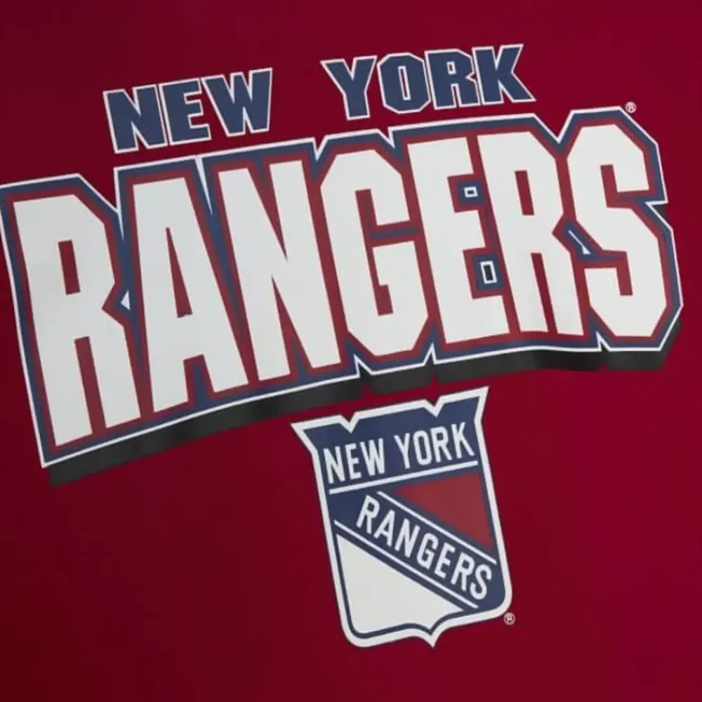 Apparel Mitchell & Ness Hoodies & Sweatshirts-All Over Crew 2.0 New York Rangers