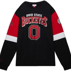 Apparel Mitchell & Ness Hoodies & Sweatshirts-All Over Crew 3.0 Ohio State