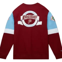 Apparel Mitchell & Ness Hoodies & Sweatshirts-All Over Crew 3.0 Philadelphia Phillies
