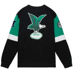 Apparel Mitchell & Ness Hoodies & Sweatshirts-All Over Crew 3.0 Philadelphia Eagles