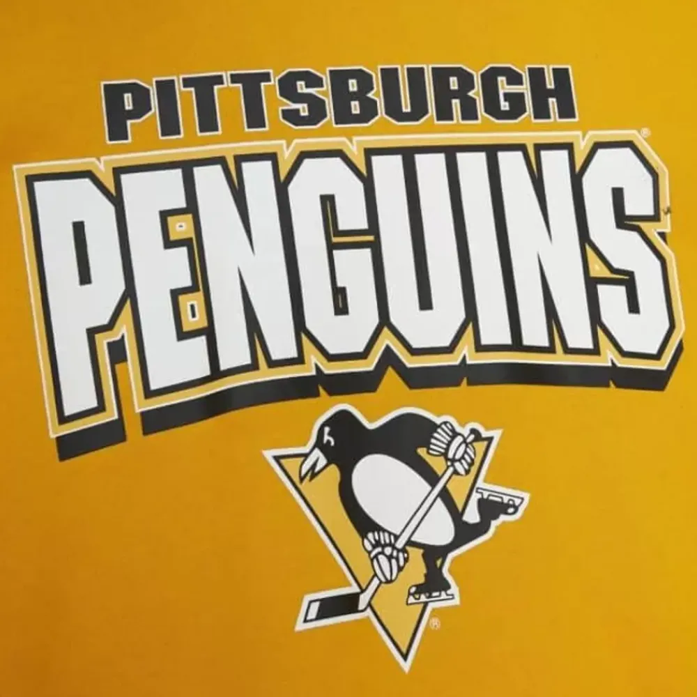 Apparel Mitchell & Ness Hoodies & Sweatshirts-All Over Crew 2.0 Pittsburgh Penguins