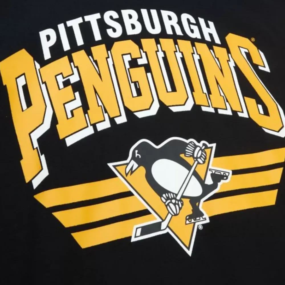 Apparel Mitchell & Ness Hoodies & Sweatshirts-All Over Crew 3.0 Pittsburgh Penguins