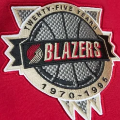 Apparel Mitchell & Ness Hoodies & Sweatshirts-All Over Crew 3.0 Portland Trail Blazers