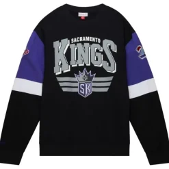 Apparel Mitchell & Ness Hoodies & Sweatshirts-All Over Crew 3.0 Sacramento Kings