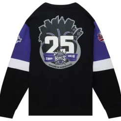 Apparel Mitchell & Ness Hoodies & Sweatshirts-All Over Crew 3.0 Sacramento Kings