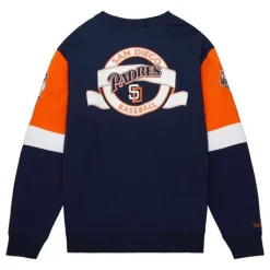 Apparel Mitchell & Ness Hoodies & Sweatshirts-All Over Crew 3.0 San Diego Padres