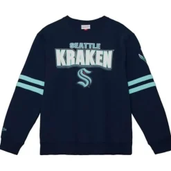 Apparel Mitchell & Ness Hoodies & Sweatshirts-All Over Crew 2.0 Seattle Kraken