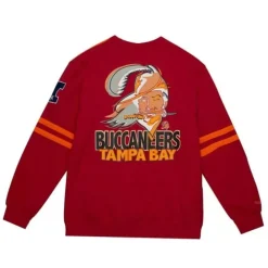 Apparel Mitchell & Ness T-Shirts & Tops-All Over Crew 2.0 Tampa Bay Buccaneers