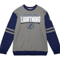 Apparel Mitchell & Ness Hoodies & Sweatshirts-All Over Crew 2.0 Tampa Bay Lightning