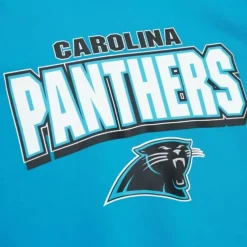 Apparel Mitchell & Ness T-Shirts & Tops-All Over Crew 2.0 Tee Carolina Panthers