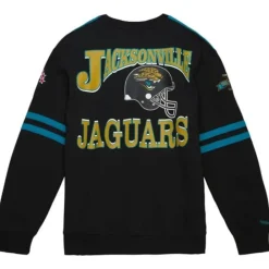 Apparel Mitchell & Ness T-Shirts & Tops-All Over Crew 2.0 Tee Jacksonville Jaguars