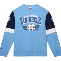Apparel Mitchell & Ness Hoodies & Sweatshirts-All Over Crew 3.0 University Of North Carolina
