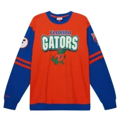 Apparel Mitchell & Ness T-Shirts & Tops-All Over Crew 2.0 University Of Florida