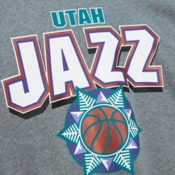Apparel Mitchell & Ness T-Shirts & Tops-All Over Crew 2.0 Utah Jazz