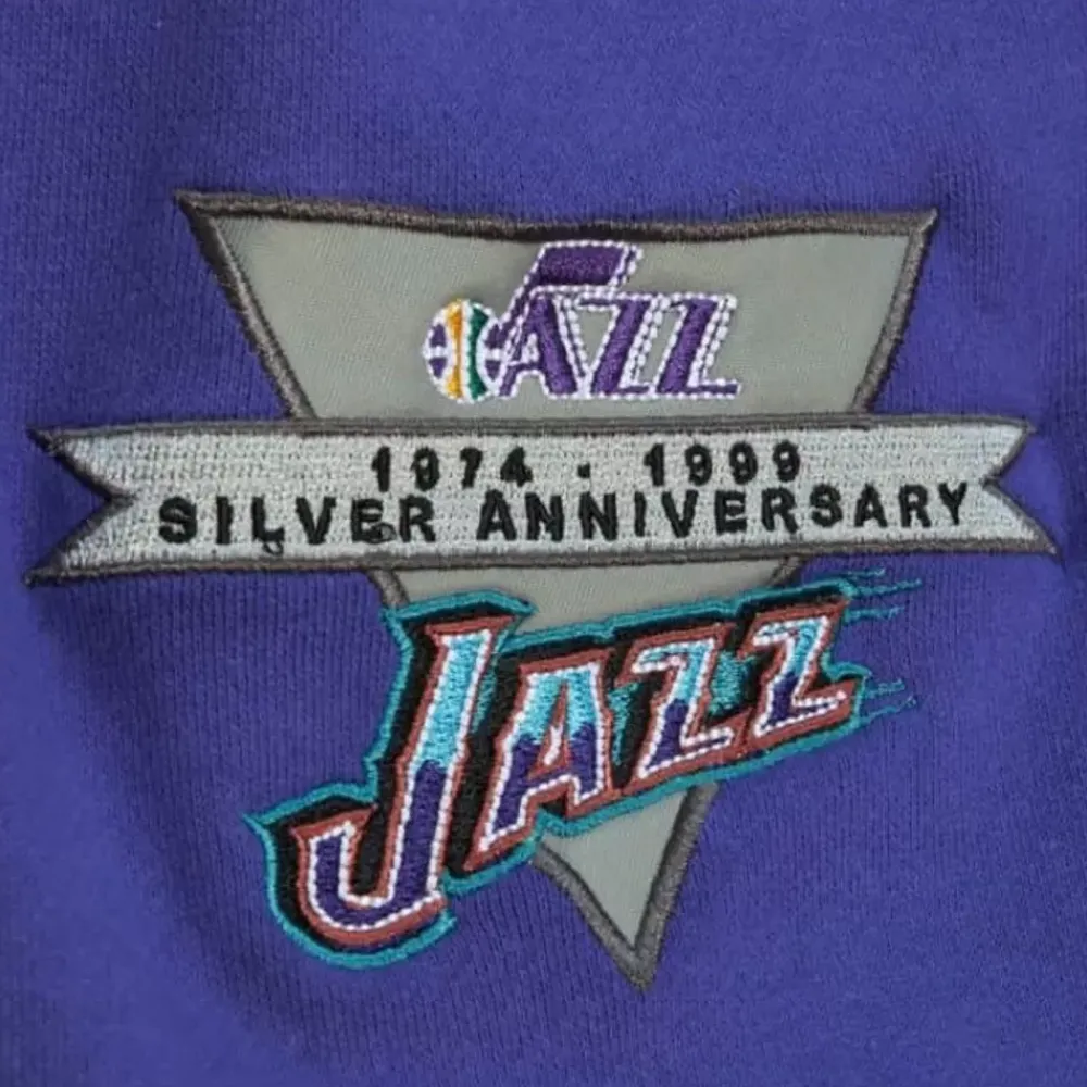 Apparel Mitchell & Ness T-Shirts & Tops-All Over Crew 2.0 Utah Jazz