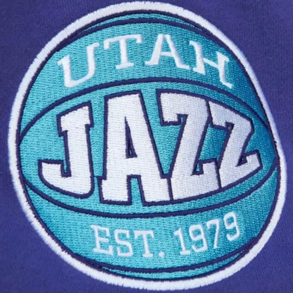 Apparel Mitchell & Ness T-Shirts & Tops-All Over Crew 2.0 Utah Jazz