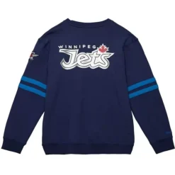 Apparel Mitchell & Ness Hoodies & Sweatshirts-All Over Crew 2.0 Winnipeg Jets