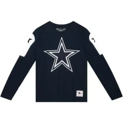 Apparel Mitchell & Ness T-Shirts & Tops-Alt Jersey Ls Dallas Cowboys