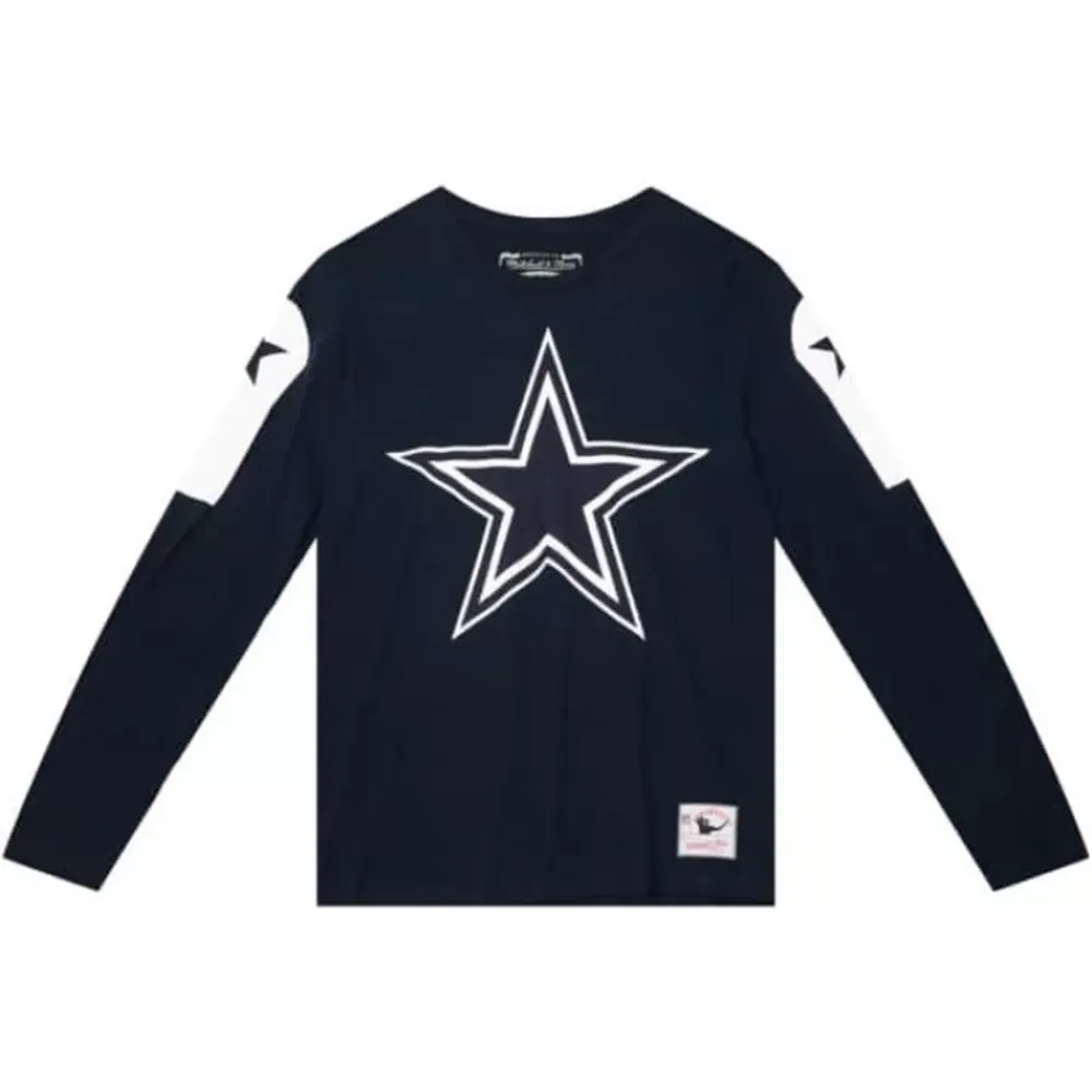Apparel Mitchell & Ness T-Shirts & Tops-Alt Jersey Ls Dallas Cowboys