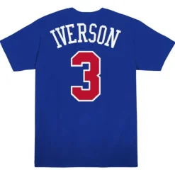 Apparel Mitchell & Ness Big Kids-Alt Name & Number Ss Tee Philadelphia 76Ers Allen Iverson