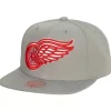 Headwear Mitchell & Ness -Alternate Flip Snapback Detroit Red Wings