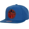 Headwear Mitchell & Ness -Alternate Flip Snapback Edmonton Oilers