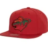 Headwear Mitchell & Ness -Alternate Flip Snapback Minnesota Wild