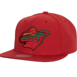 Headwear Mitchell & Ness -Alternate Flip Snapback Minnesota Wild