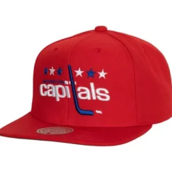 Headwear Mitchell & Ness -Alternate Flip Snapback Washington Capitals