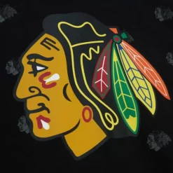 Apparel Mitchell & Ness Hoodies & Sweatshirts-Aop Fleece Hoodie Chicago Blackhawks