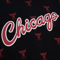 Apparel Mitchell & Ness Hoodies & Sweatshirts-Aop Fleece Hoodie Chicago Bulls