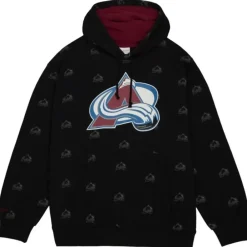 Apparel Mitchell & Ness Hoodies & Sweatshirts-Aop Fleece Hoodie Colorado Avalanche